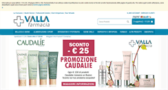 Desktop Screenshot of farmaciavalla.it